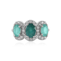 Anillo en plata con Grandidierita