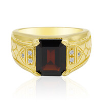 Anillo en plata con Granate