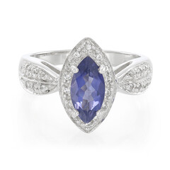 Anillo en plata con Iolita de Orissa