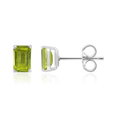 Pendientes en plata con Peridoto