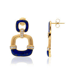 Pendientes en oro con Lapislázuli (CIRARI)
