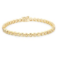 Brazalete en plata con Citrino