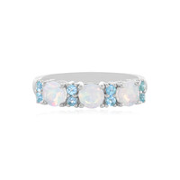 Anillo en plata con Ópalo de Welo