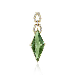Colgante en oro con Piedra del sol de Oregón (AMAYANI)