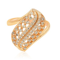 Anillo en oro con Diamante rosa de Francia de Argyle SI1