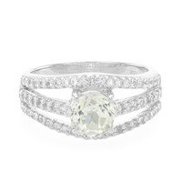 Anillo en plata con Cuncita amarillo canario