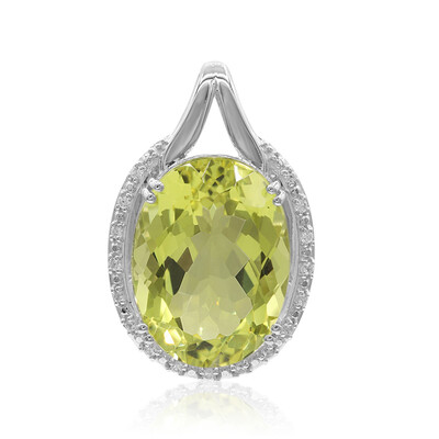 Colgante en plata con Cuarzo del Ouro Verde (Tenner Diniz)