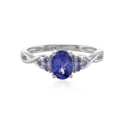 Anillo en plata con Tanzanita