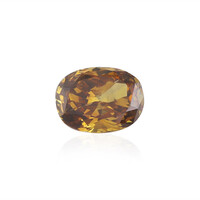 Piedra preciosa con Diamante naranja SI2