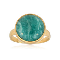 Anillo en plata con Amazonita (Bali Barong)