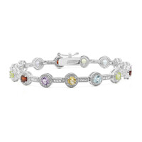 Brazalete en plata con Peridoto