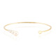 Brazalete en plata con Perla blanca Freshwater
