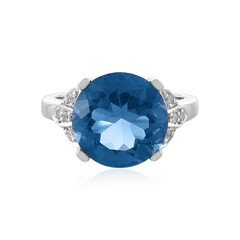 Anillo en plata con Fluorita de color cambiante