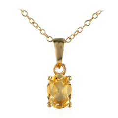 Collar en plata con Citrino