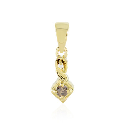 Colgante en plata con Diamante I3 champán