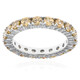 Anillo en plata con Zircón amarillo