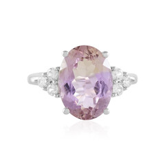Anillo en plata con Ametrino