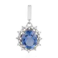 Colgante en plata con Fluorita de color cambiante