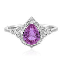 Anillo en oro con Zafiro rosado (CIRARI)