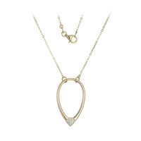 Collar en plata con Zircón (Adela Silber)