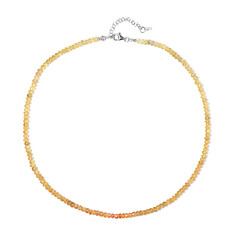 Collar en plata con Topacio imperial