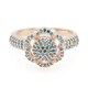 Anillo en plata con Diamante fantasía