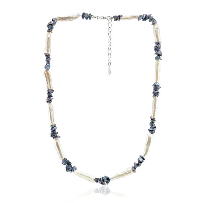 Collar en plata con Perla Keshi (TPC)