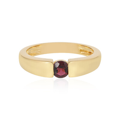 Anillo en plata con Rodolita frambuesa