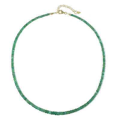 Collar en plata con Esmeralda de Zambia