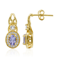 Pendientes en plata con Tanzanita
