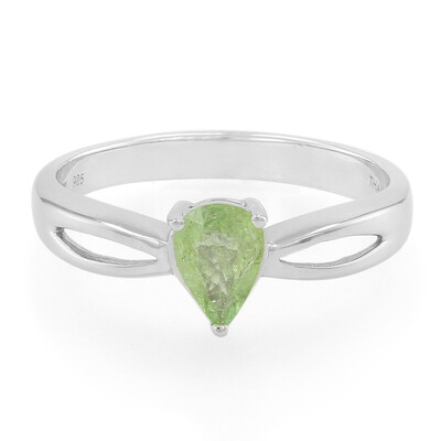 Anillo en plata con Turmalina Paraíba