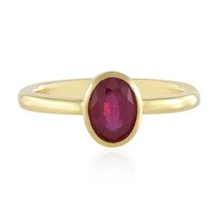 Anillo en plata con Rubí de Bemainty