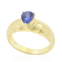Anillo en oro con Tanzanita AAA (de Melo)