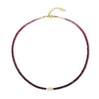 Collar en plata con Rubí de Tanzania (Riya)