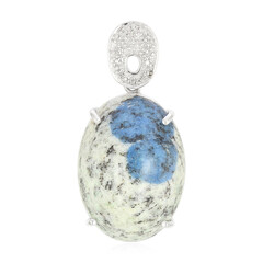 Colgante en plata con Azurita de K2