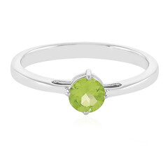Anillo en plata con Peridoto