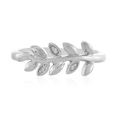 Anillo en plata con Diamante I4 (J)