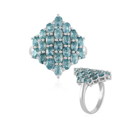 Anillo en plata con Zircón de Ratanak Kirí