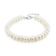 Brazalete en plata con Perla blanca Freshwater (TPC)