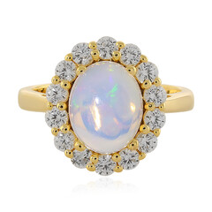 Anillo en plata con Ópalo de Welo