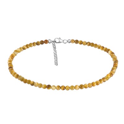 Collar en plata con Ojo de tigre