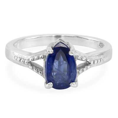 Anillo en plata con Cianita del Tíbet