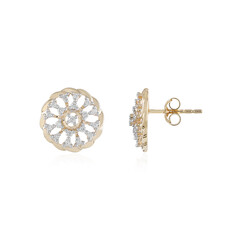 Pendientes en oro con Diamante SI1 (H)