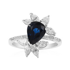 Anillo en oro con Zafiro azul (Estée Collection)