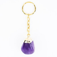 Accesorio en acero inoxidable con Amatista