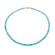 Collar en oro con Apatita azul