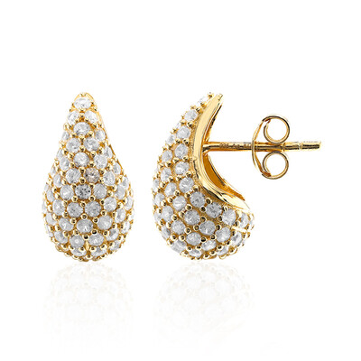 Pendientes en plata con Zircón (M de Luca)