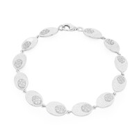 Brazalete en plata con Zircón