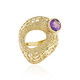 Anillo en plata con Amatista (MONOSONO COLLECTION)