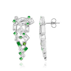 Pendientes en plata con Zircón (SAELOCANA)